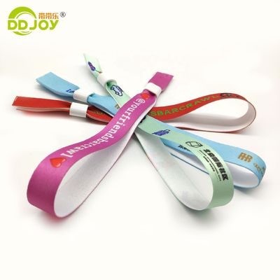 Polyester su misura Festival Braccialetto tessuto Braccialetto Tessuto Stoffa Braccialetti TNT Spedizione