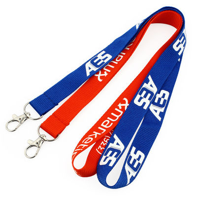 Connessione per chiavi per logo personalizzato cinturino per il collo cordone per il trasferimento termico stampato per ufficio essenziale