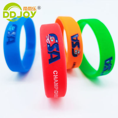 Braccialetti di gomma a prova d'acqua per eventi realizzati in materiale di silicio