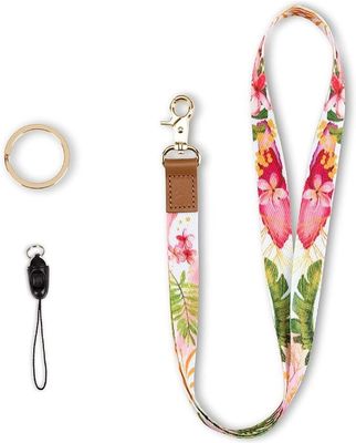 Office 90*15mm Flat Polyester Custom Single Sublimation Lanyards per la personalizzazione