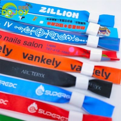 Braccialetti di stoffa tessile ricamati Ideali per eventi Festival Parchi Feste e club