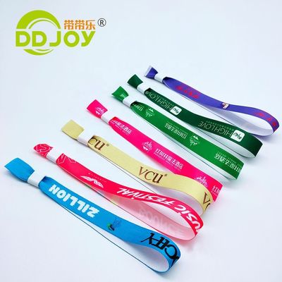 Braccialetti di stoffa tessile ricamati Ideali per eventi Festival Parchi Feste e club