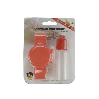 Braccialetto di disinfettante per mani in silicone con distributore regolabile Arte da collezione