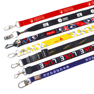 Catena di chiavi e cinturino per lacci personalizzati Logo poliestere per l' accessorio dellacci