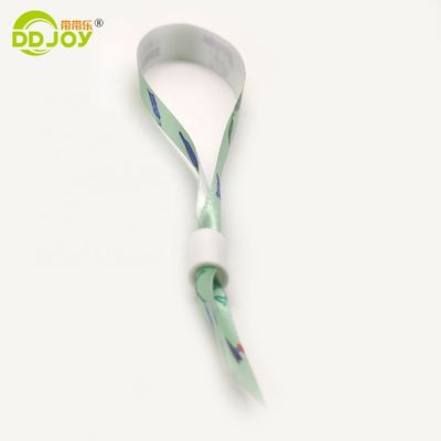 Braccialetti in tessuto tessuto da festival personalizzabili con disegno regolabile e opere d'arte personalizzate