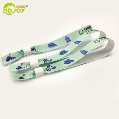 Braccialetti in tessuto tessuto da festival personalizzabili con disegno regolabile e opere d'arte personalizzate