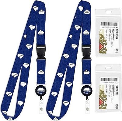Lanyards a logo personalizzato Materiale poliestere per occasioni di ufficio