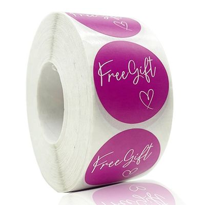 1.5&quot; adesivi a etichette rotonde 500 pezzi per rotolo di ringraziamento Ottimo per regali per eventi e imballaggi di prodotti