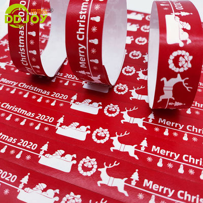 Braccialetti di carta Tyvek usa e getta personalizzabili 250*25mm/250*19mm per tutti gli utenti finali target