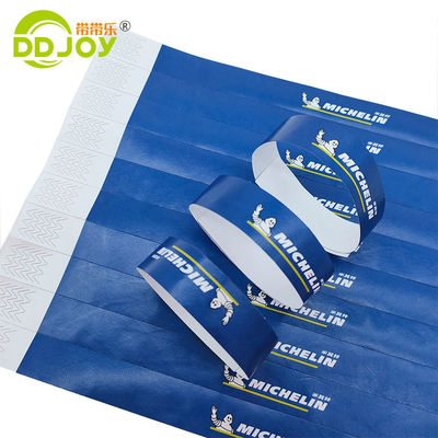 Braccialetti di carta Tyvek usa e getta personalizzabili 250*25mm/250*19mm per tutti gli utenti finali target