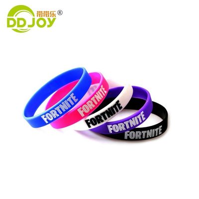 Braccialetto di silicone rosso per eventi Colore solido Braccialetto per adulti Gioielli tipo braccialetti
