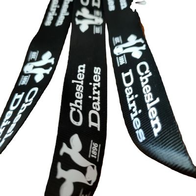 Lanyards di sublimazione personalizzati per agenzie di viaggio 1 stampa a colori e cintura di sicurezza