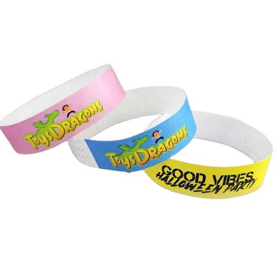 Braccialetti Tyvek personalizzabili per qualsiasi festival o evento 2-7 giorni Tempo di produzione