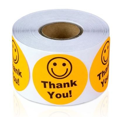 Etichette rotonde adesive adesive personalizzate con disegno libero e stampa a stampa stampata del logo personalizzato