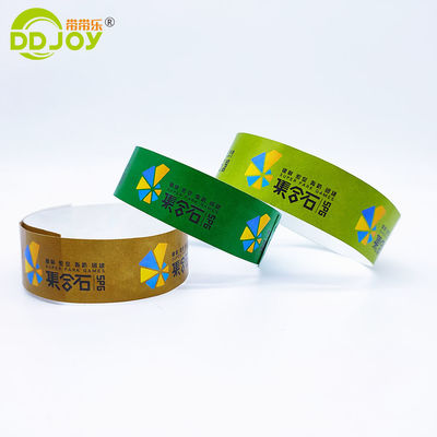Braccialetti Tyvek personalizzati per una volta agli eventi VIP