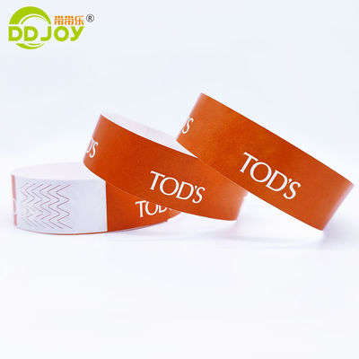 Braccialetti Tyvek personalizzati per una volta agli eventi VIP