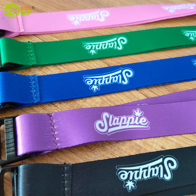 Accessori di seta Tinta Sublimazione Poliestere Lanyards per Portachiavi Logo personalizzato 900*15*0.65mm