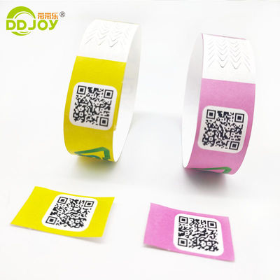 Ottieni l'ammissione agli eventi del festival ordinato con polsino Tyvek personalizzato 250*25mm