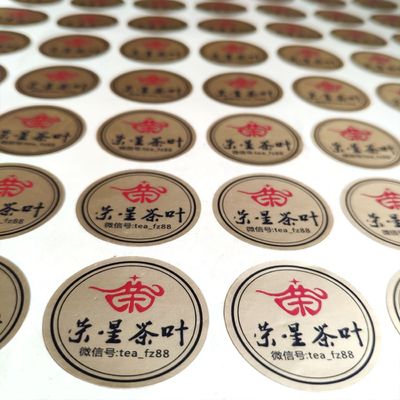 Etichette adesive stampate personalizzate per il materiale di imballaggio
