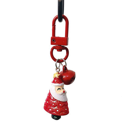 Cartone animato Babbo Natale Albero di Natale Campana Portachiavi Zaino Telefono Cellulare Ornamento Pendente