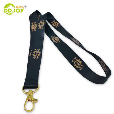Stampa a schermo di seta Poliestere Lanyards collo con portacartelle Portachiavi Telefono cellulare
