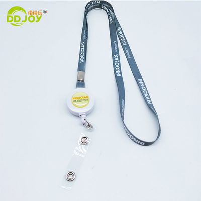 Stampa a schermo di seta Poliestere Lanyards collo con portacartelle Portachiavi Telefono cellulare