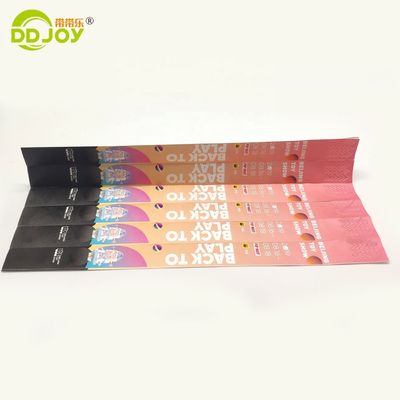 Stampa a colori Logo Tyvek usa e getta Braccialetti per eventi Braccialetti di carta impermeabili