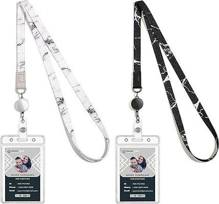Stampa del logo su misura Lanyard di sublimazione con stampa e spedizione DHL/UPS/FEDEX/Aramex