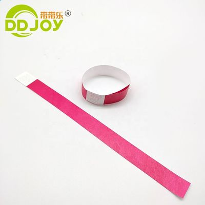 Destinatario Utente finale Venditore/ammissione blu Braccialetti 3/4 pollici Tyvek con numeri di serie