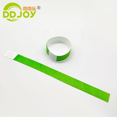 Destinatario Utente finale Venditore/ammissione blu Braccialetti 3/4 pollici Tyvek con numeri di serie