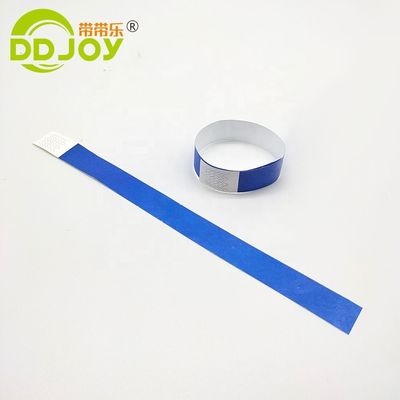 Destinatario Utente finale Venditore/ammissione blu Braccialetti 3/4 pollici Tyvek con numeri di serie