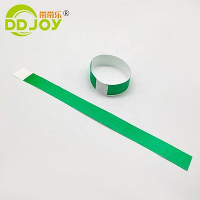 Destinatario Utente finale Venditore/ammissione blu Braccialetti 3/4 pollici Tyvek con numeri di serie