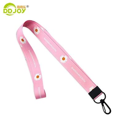Stampa a trasferimento termico Flat Polyester Single Custom Sublimation Lanyards With Logo