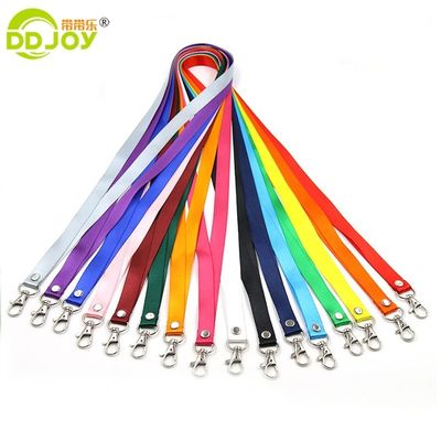 Stampa a trasferimento termico Flat Polyester Single Custom Sublimation Lanyards With Logo