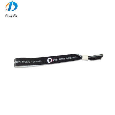 Braccialetti RFID con tessuto di raso e stampa del logo