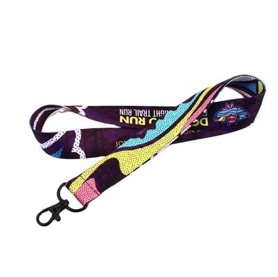 900*15*0.65mm Logo personalizzato cucito Lanyards in acciaio inossidabile con Beed di trasferimento di calore
