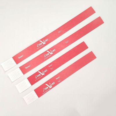 TYK1056D Anno cinese OEM Braccialetto di carta Tyvek personalizzato con tecnica stampata