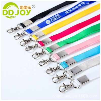 Strumento di sublimazione in poliestere personalizzato Lanyard Portachiavi Modello Lanyard con logo personalizzato