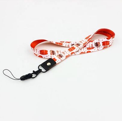 Strumento di sublimazione in poliestere personalizzato Lanyard Portachiavi Modello Lanyard con logo personalizzato