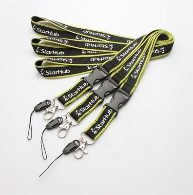 Strumento di sublimazione in poliestere personalizzato Lanyard Portachiavi Modello Lanyard con logo personalizzato