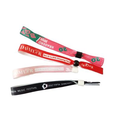350*15mm Braccialetti di stoffa Logo personalizzato per decorazioni natalizie e regali Ecofriendly