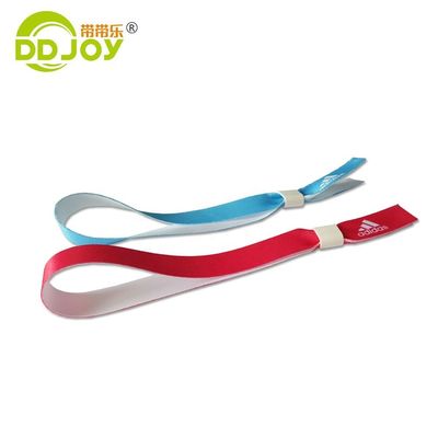 350*15mm Braccialetti di stoffa Logo personalizzato per decorazioni natalizie e regali Ecofriendly