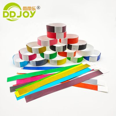 100 pcs Count 3/4 pollici Tyvek braccialetto per comodo accesso evento e la sicurezza