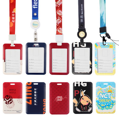 Lanyard espositivo personalizzato con stampa di sublimazione dei coloranti e portachiavi personalizzati