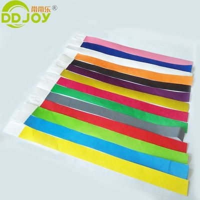100 pcs Count 3/4 pollici Tyvek braccialetto per comodo accesso evento e la sicurezza