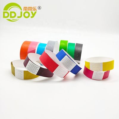 100 pcs Count 3/4 pollici Tyvek braccialetto per comodo accesso evento e la sicurezza