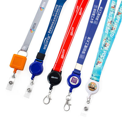 Lanyard espositivo personalizzato con stampa di sublimazione dei coloranti e portachiavi personalizzati