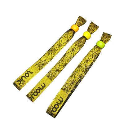 RFID CHIP CUSTOM per bambini Braccialetti con pulsanti di plastica per il controllo di sicurezza del festival