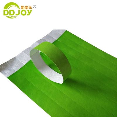 Braccialetti di carta Tyvek adesivi resistenti all'acqua personalizzati per eventi e feste