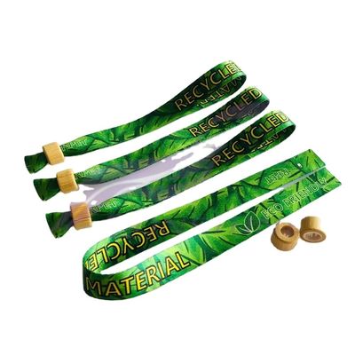 Braccialetti RFID con tessuto satinato e stampa del logo